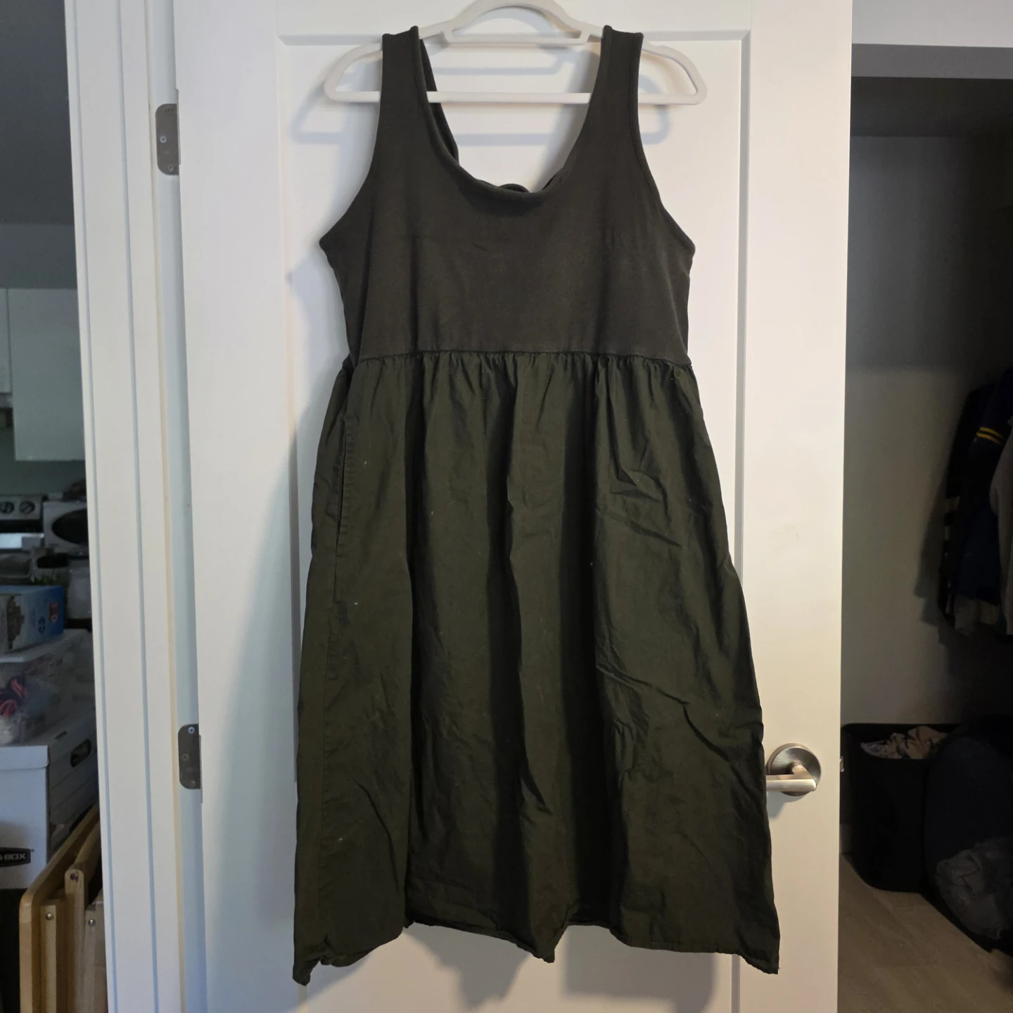 Warehouse One Green Sleeveless Dress - photo 3