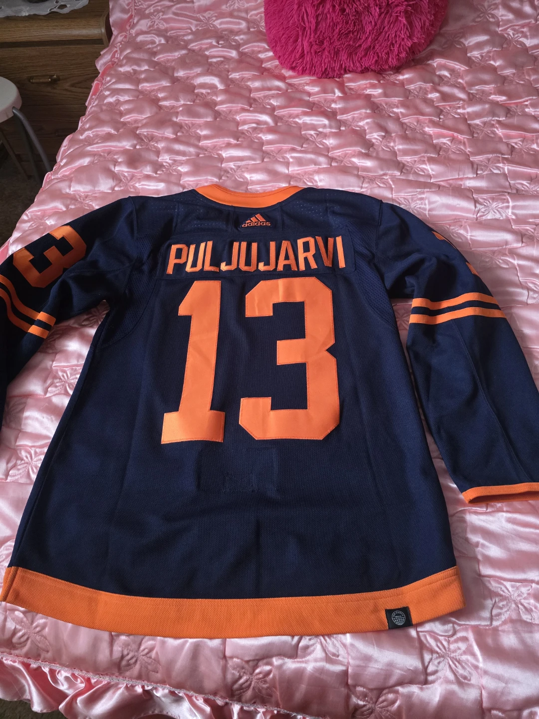 Adidas Edmonton Oilers Puljujarvi Jersey - photo 3