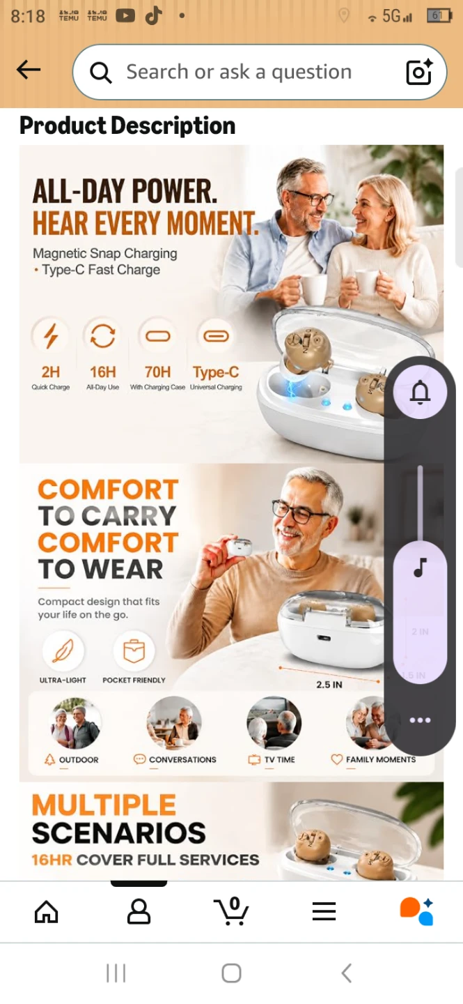 Hearing Device Set with Charging Case - photo 5
