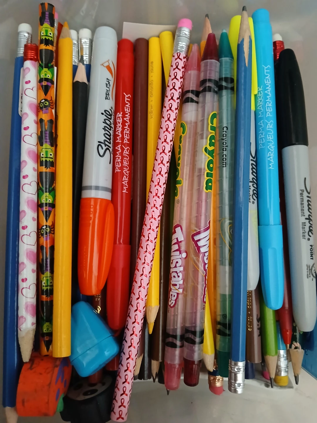 Assorted Writing Utensils and Stationery Collection