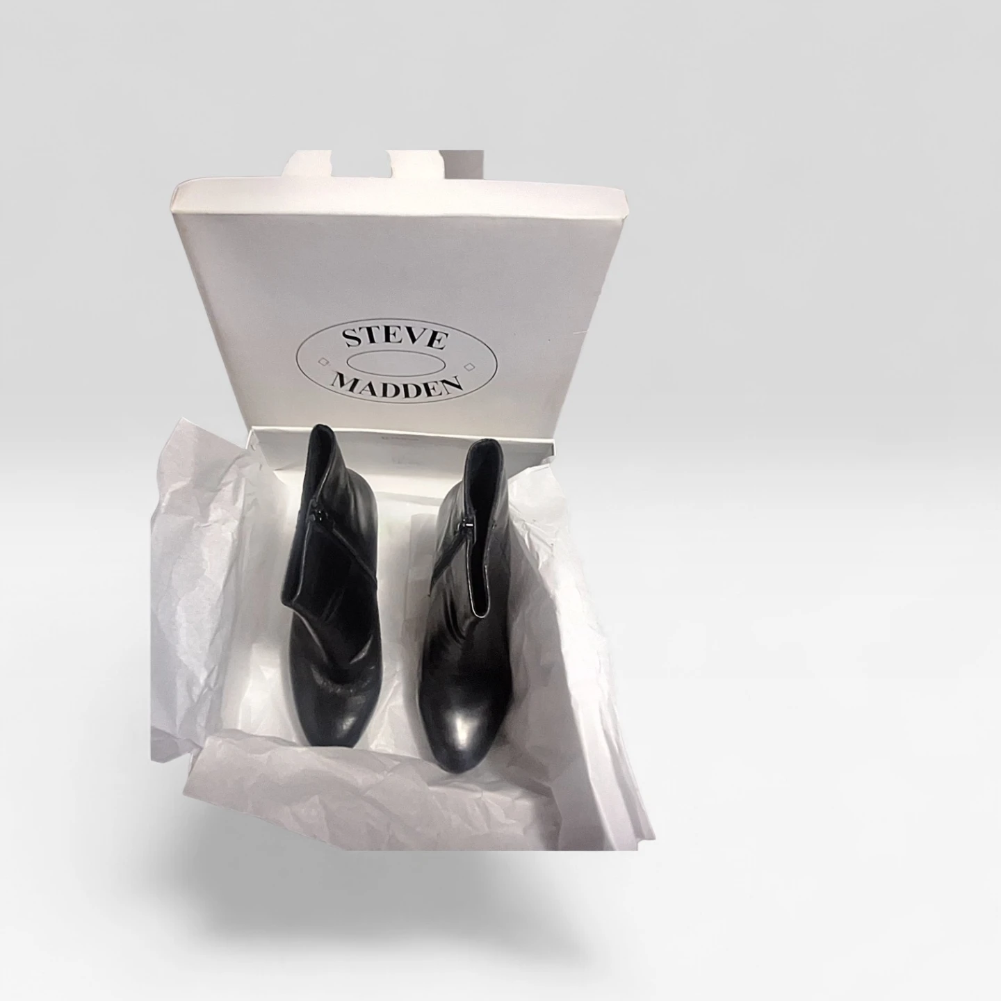 Steve Madden Black Heeled Ankle Boots - photo 4