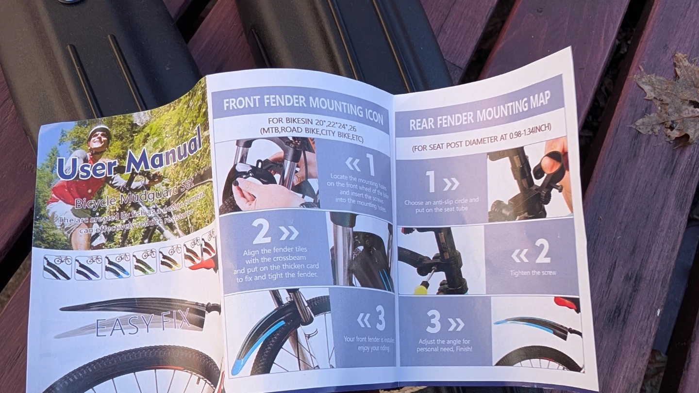 Bicycle Mudguard Set - photo 2