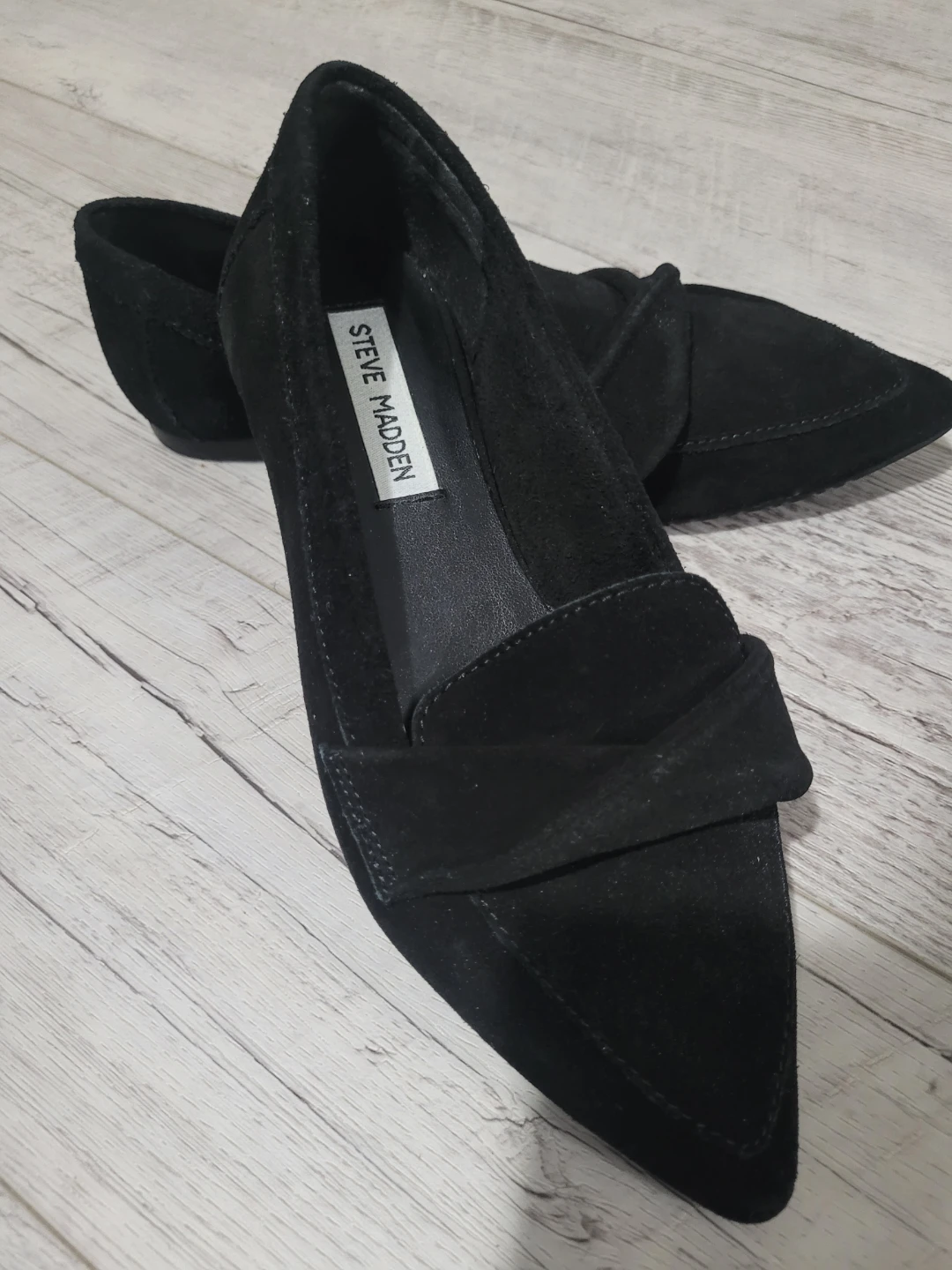Steve Madden black loafers