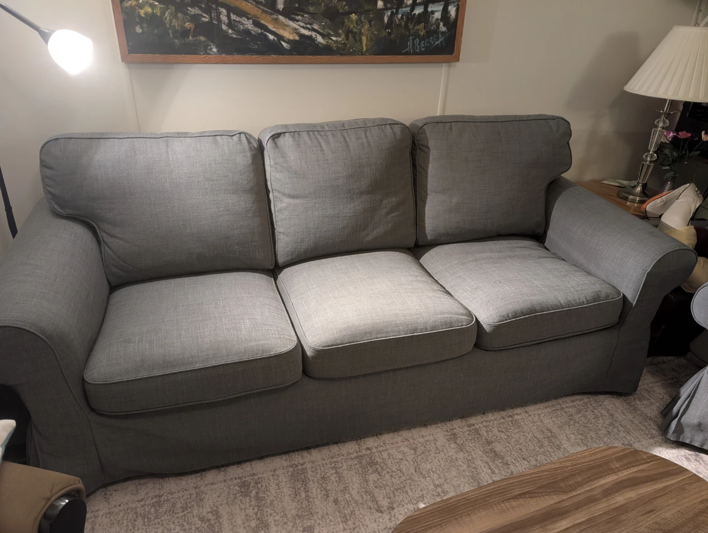 IKEA Ektorp 3-Seat Sofa - Grey