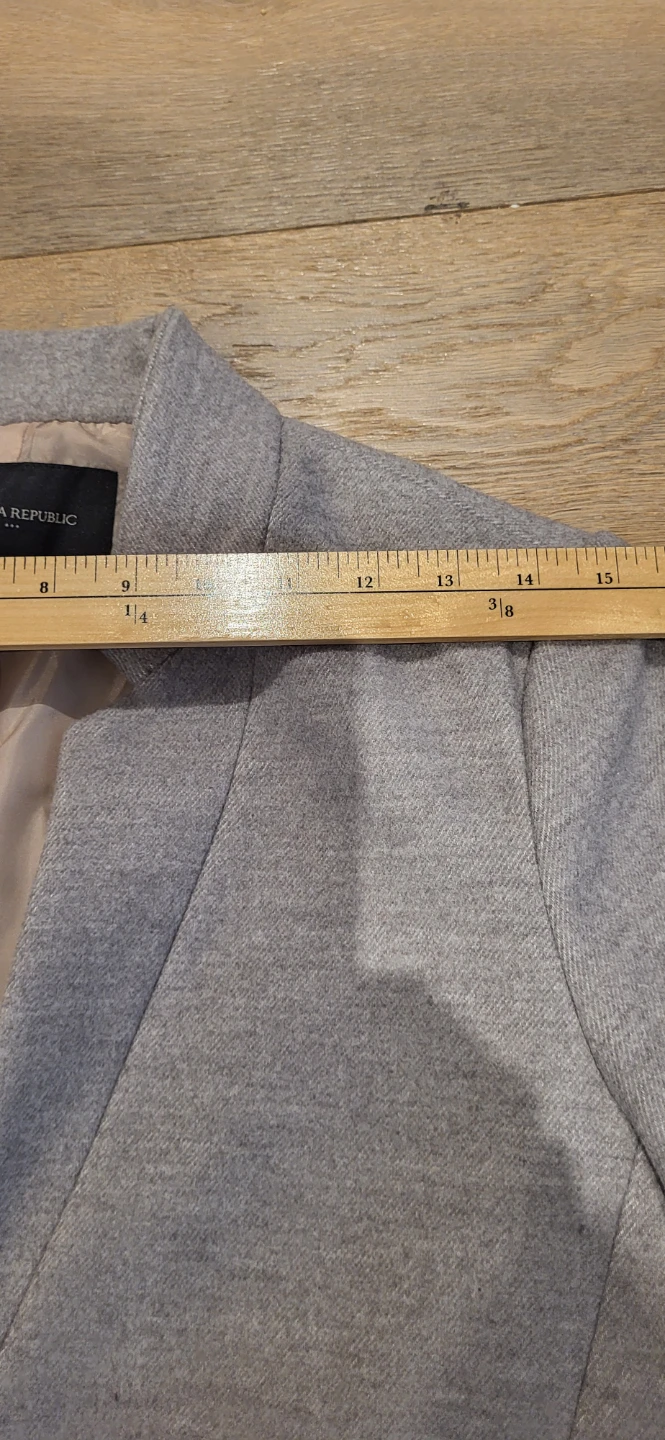 Banana Republic Petite Medium Grey Coat - photo 4