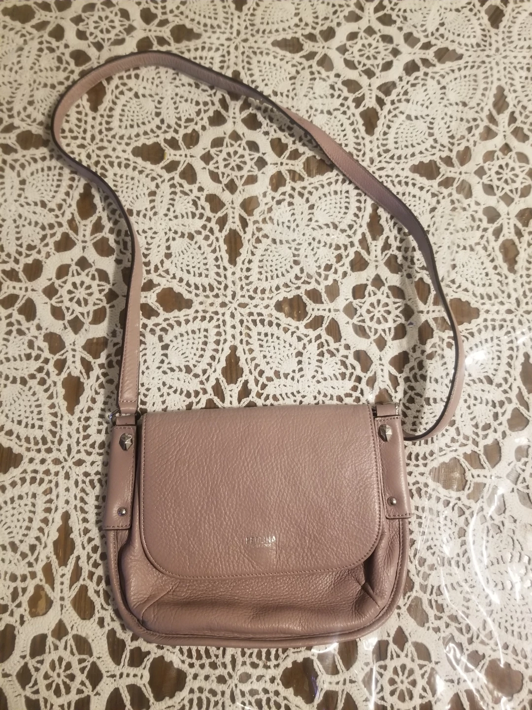 Perlina New York Leather Crossbody Bag