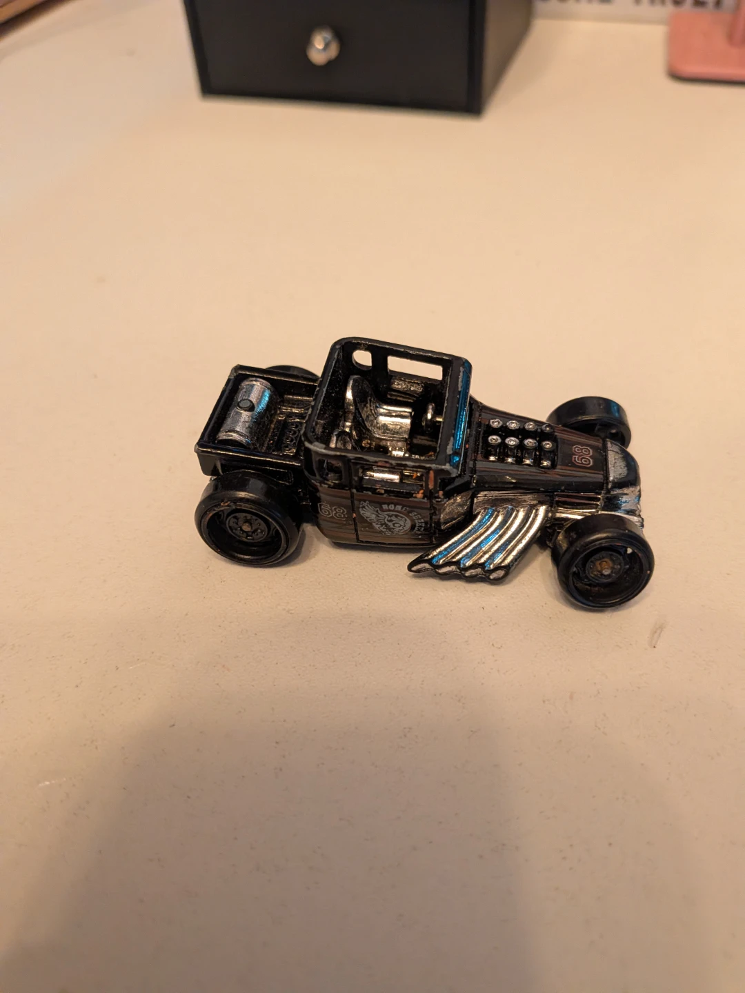 Hot Wheels Bone Shaker Black Toy Car