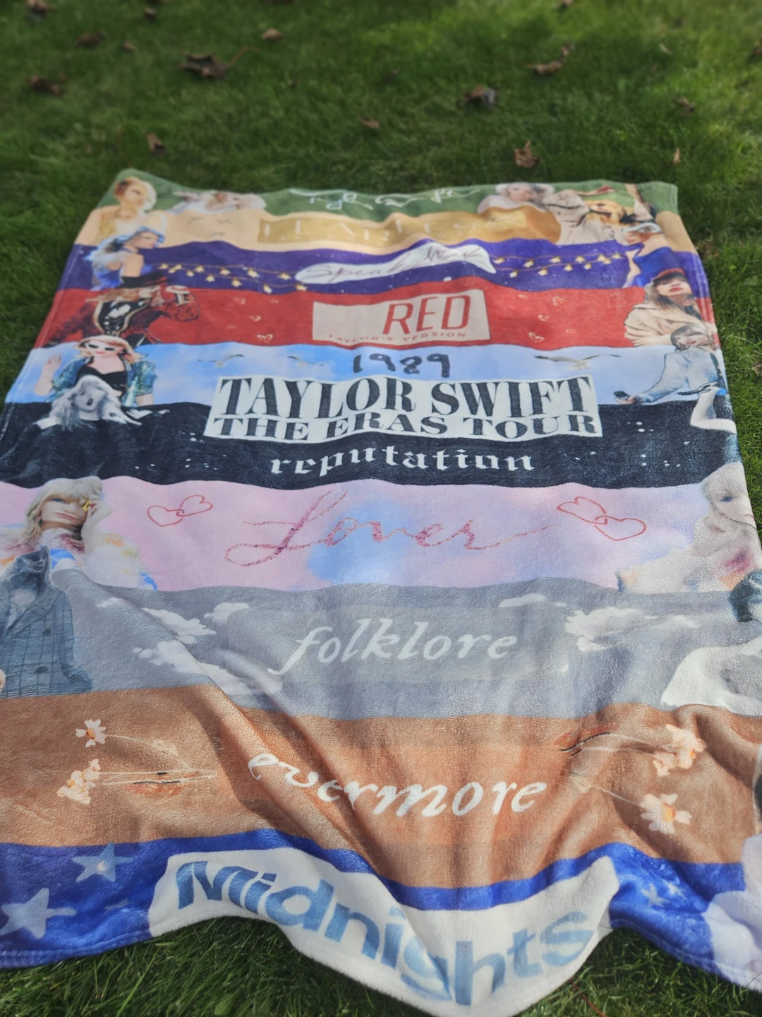 Taylor Swift The Eras Tour Fleece Throw