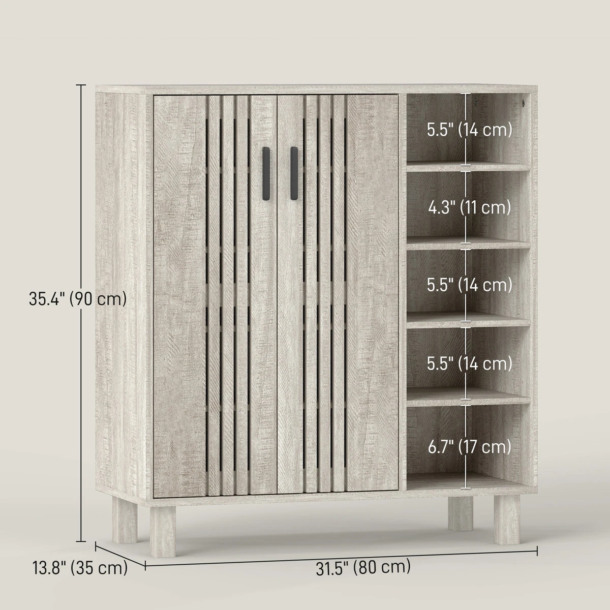 Brand new Wood Grain Shoe Storage Cabinet - photo 5