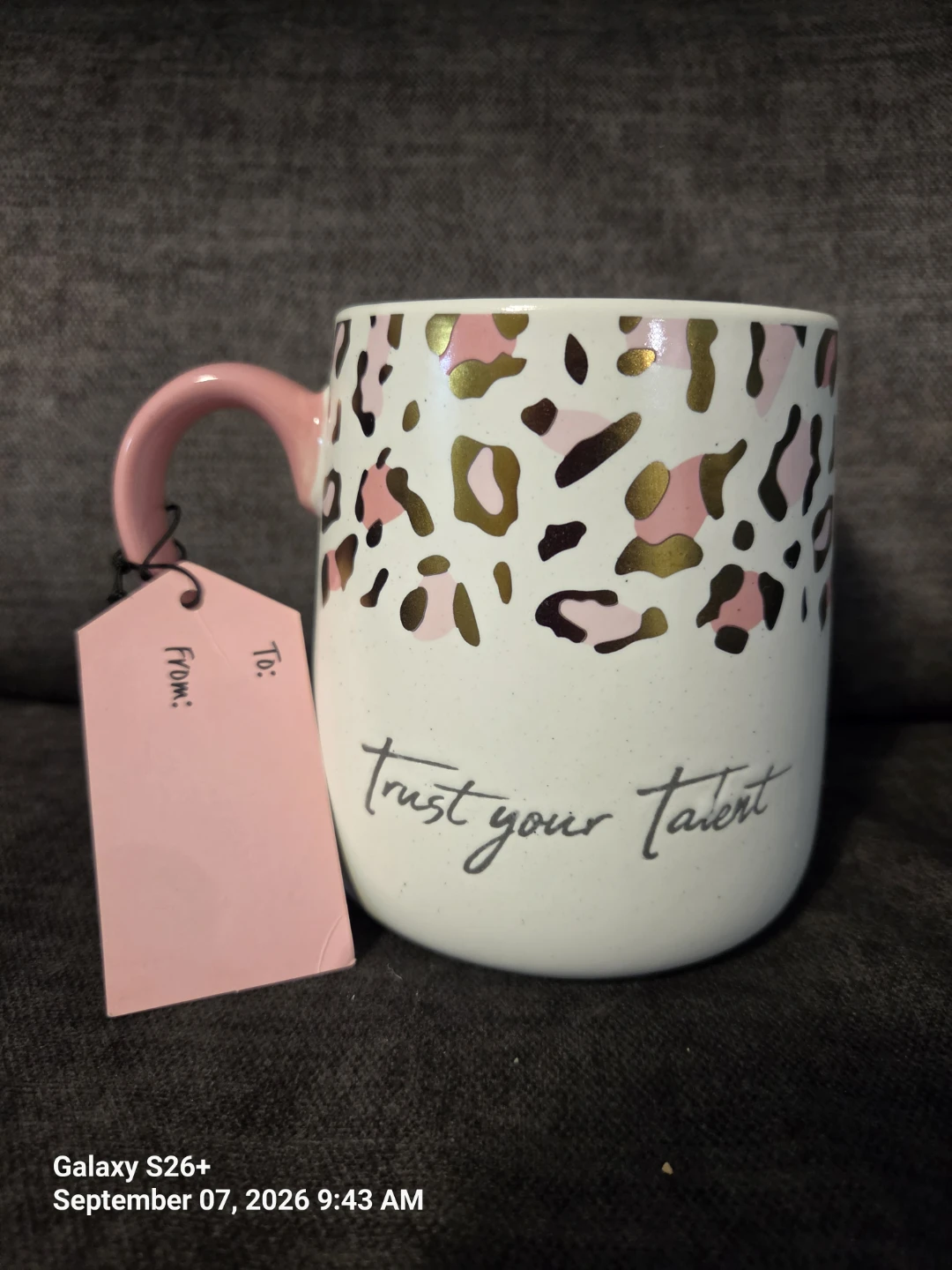 Sheffield Home Trust Your Talent Ceramic Mug