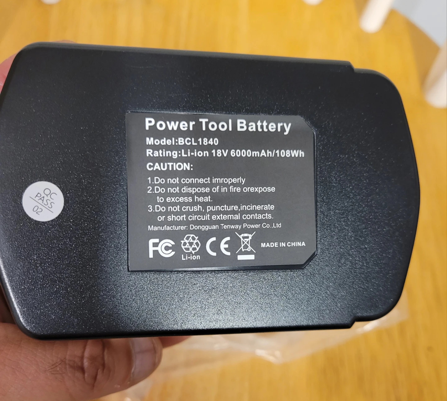 Hitachi 18V 7.0AH Li-ION Battery BCL1840 BCL1830 BCL1850 EBM1830 - photo 4