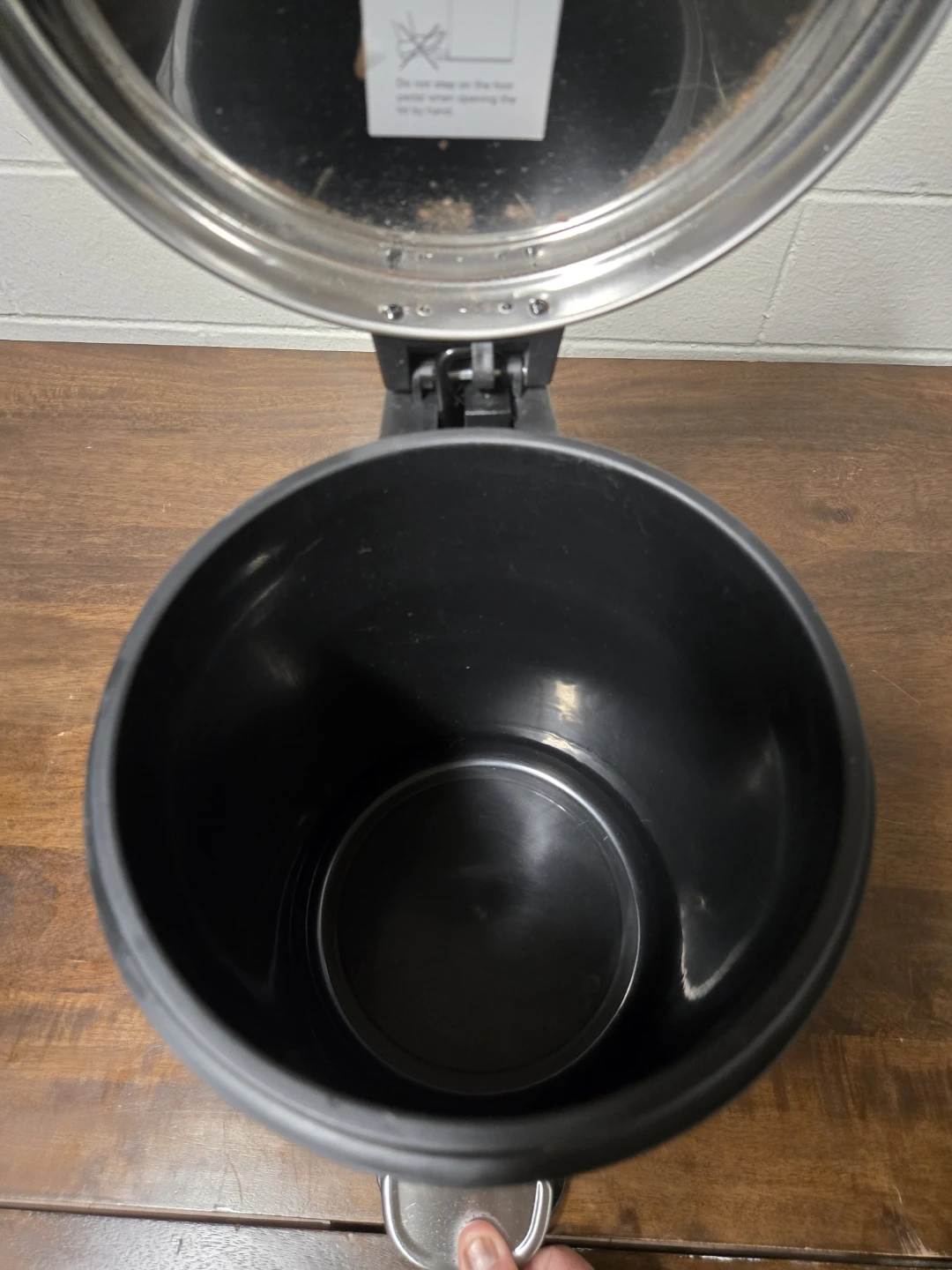 Stainless Steel Foot Pedal Trash Can 1.3 Gallon / 5L - photo 3