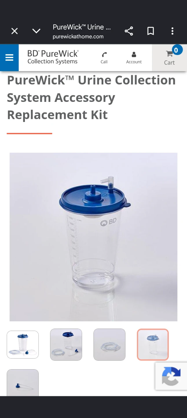 BD PureWick Urine Collection System Accessory Replacement Kit 🏈