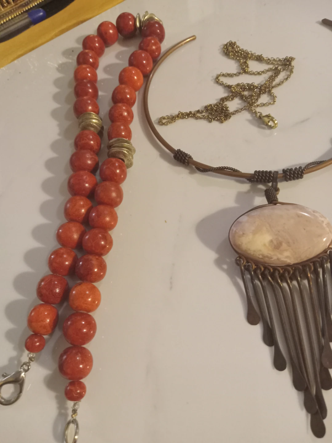 Three piece costume necklace set - photo 5