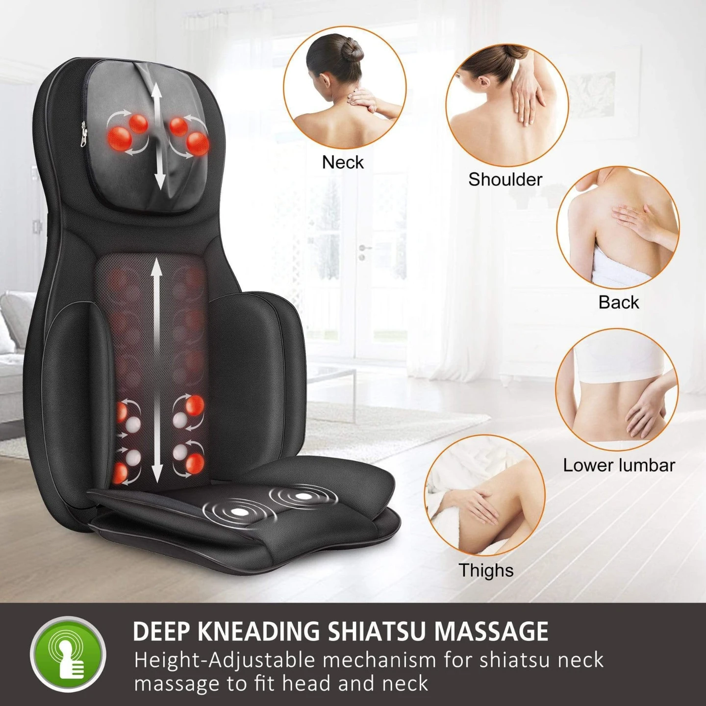 Snailax Full Body Massage Chair Pad - photo 2