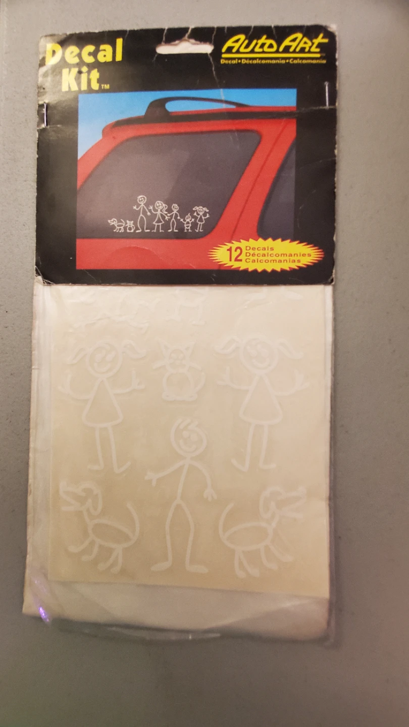Auto Art Family Stick Figure Decal Kit