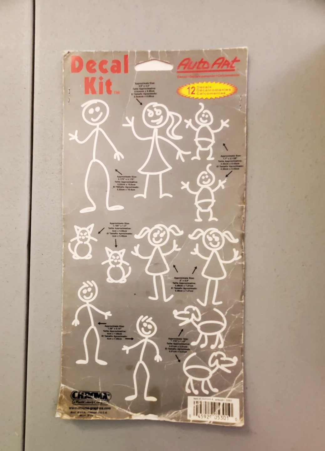 Auto Art Family Stick Figure Decal Kit - photo 2