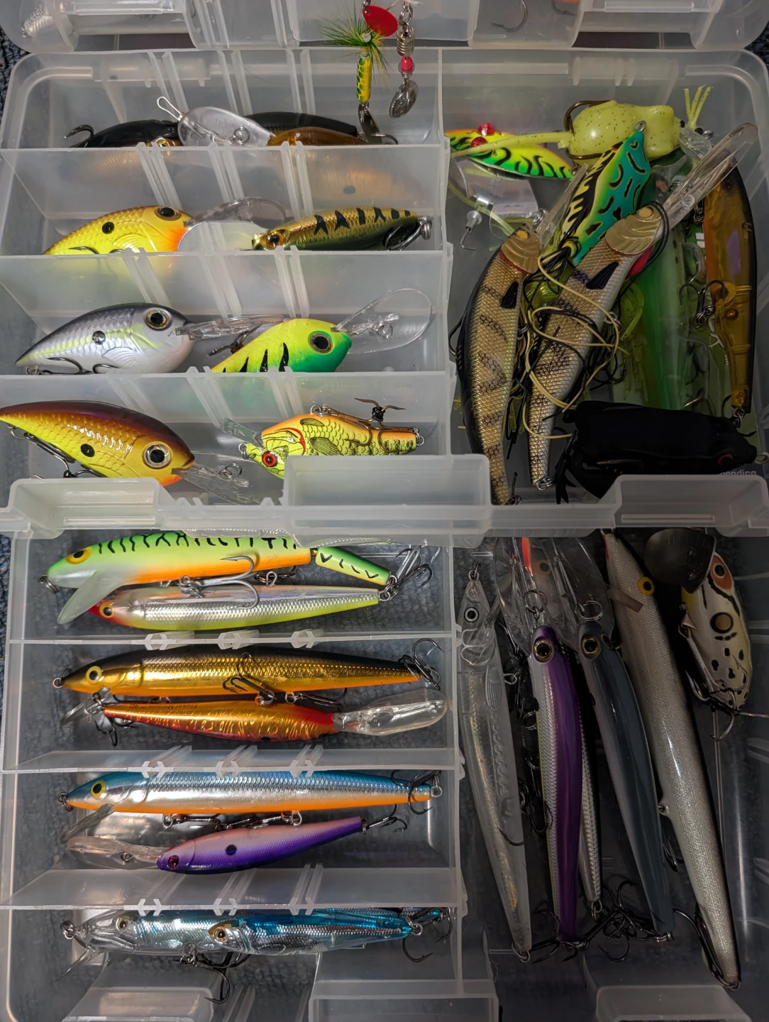 Large Collection of Fishing Lures with Tackle Box - photo 2