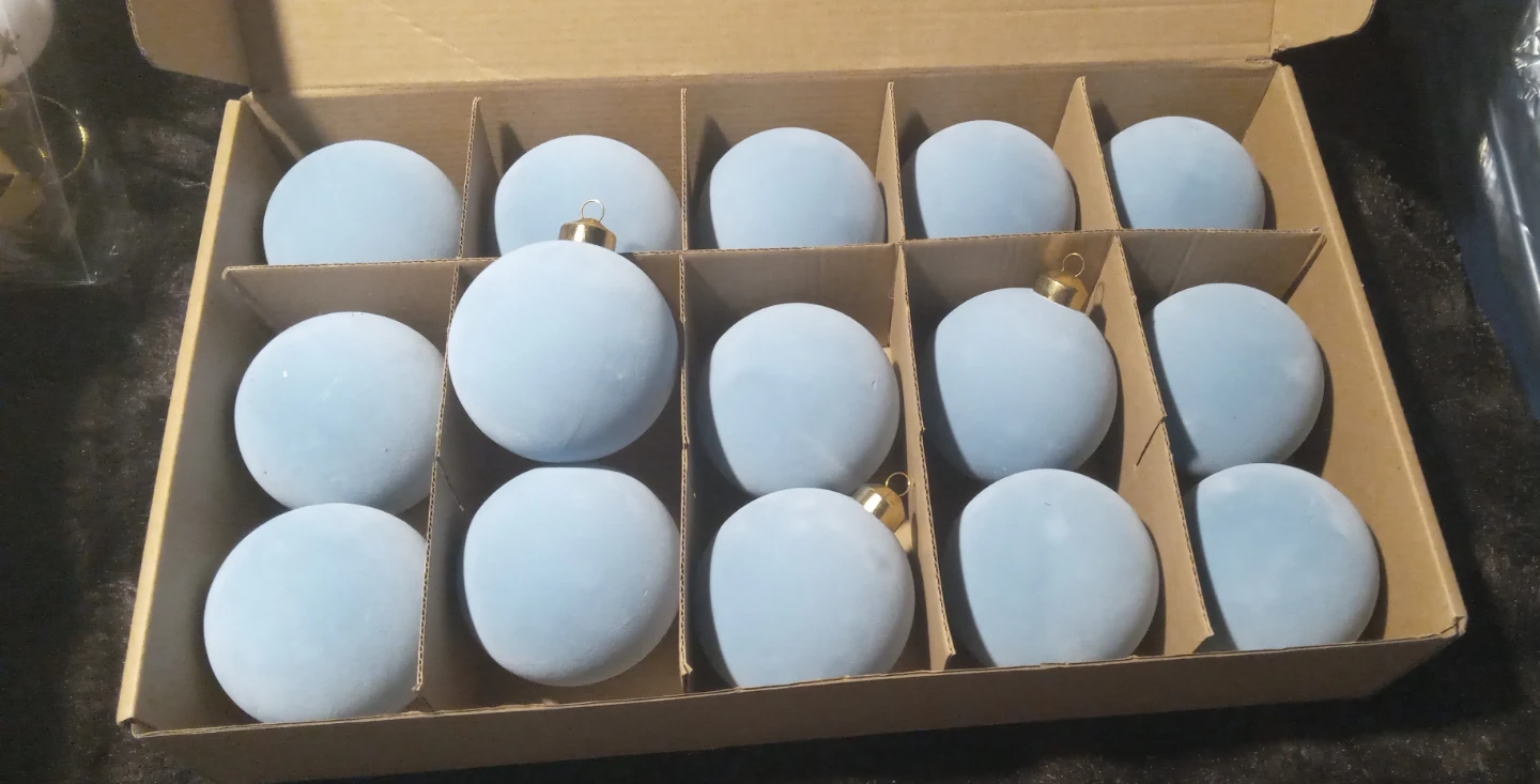 Velvet Christmas Ornaments