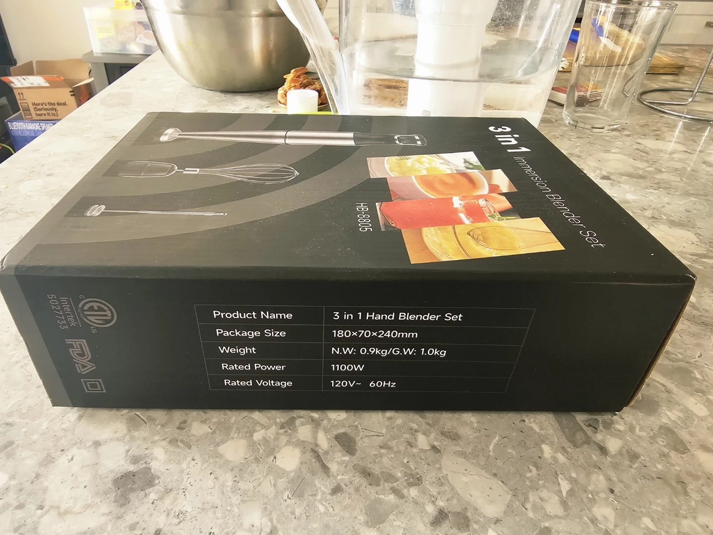 3 in 1 Immersion Blender Set HB-8805 - photo 3