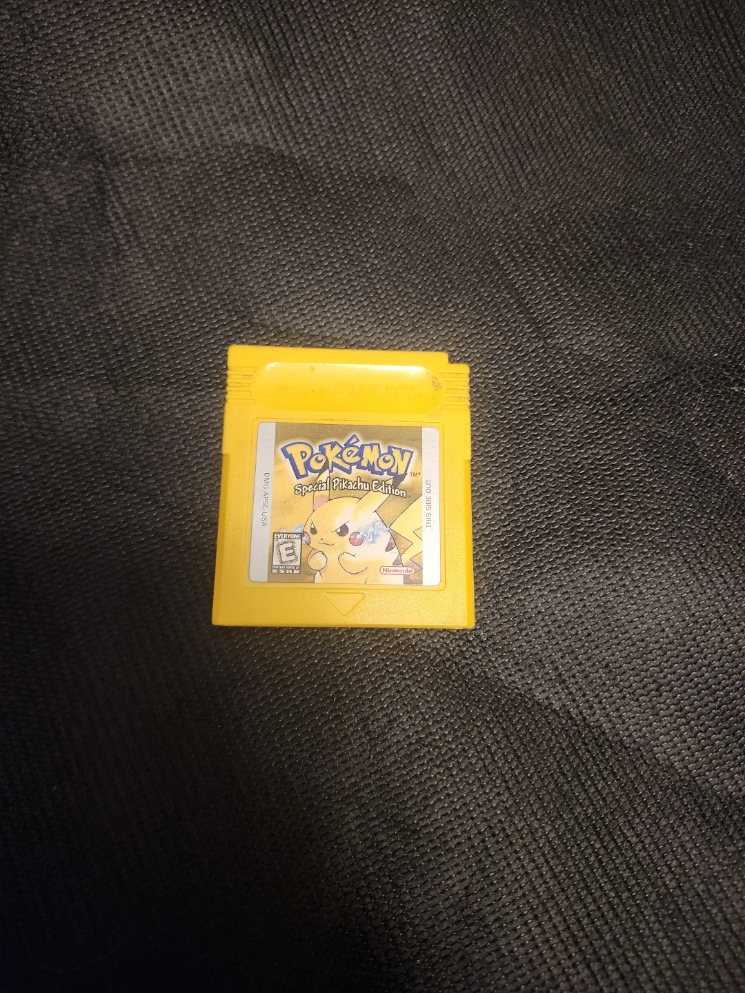 Pokemon Yellow Special Pikachu Edition Game Boy Cartridge