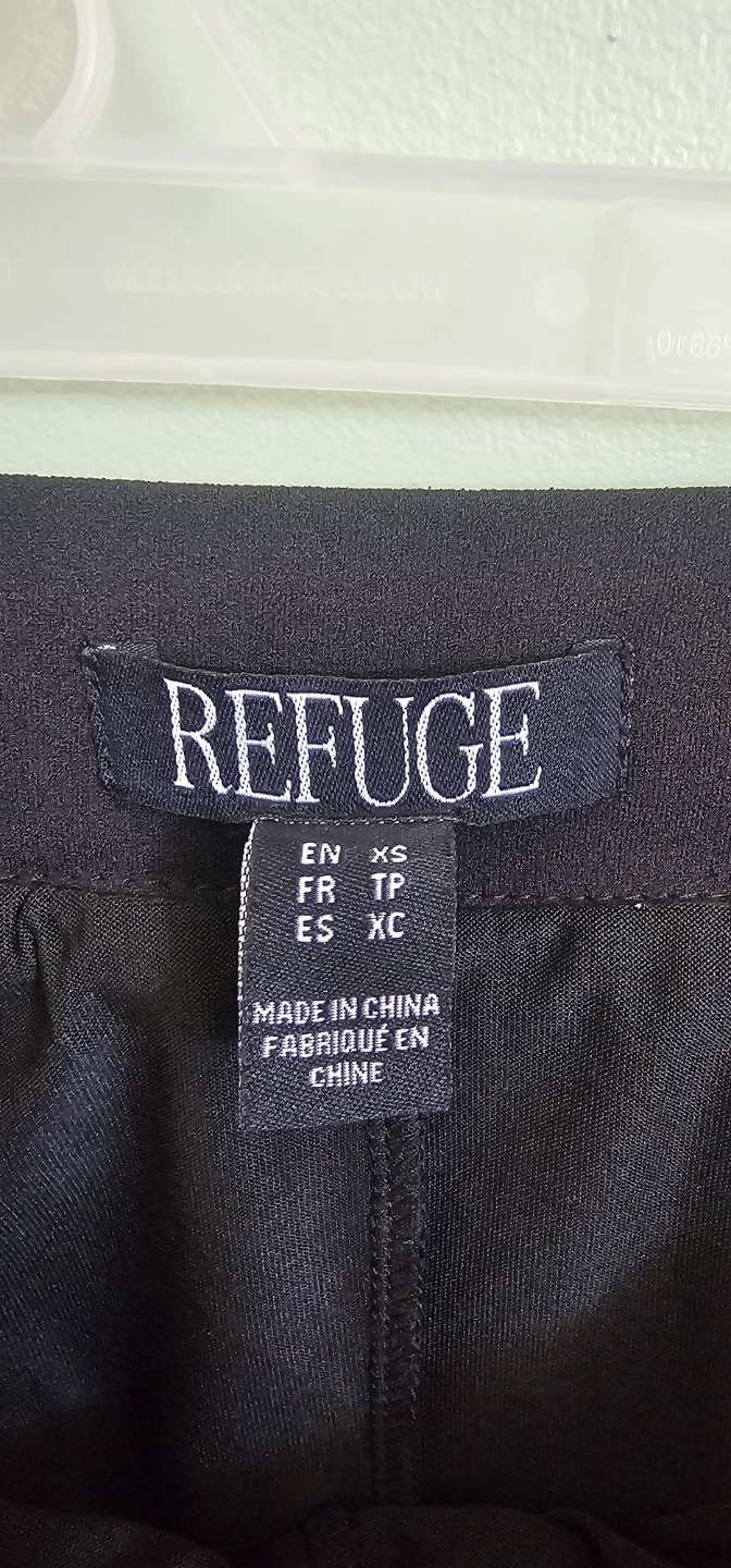 NWOT Refuge Black Pleated Tennis Skirt - Size XS - photo 3