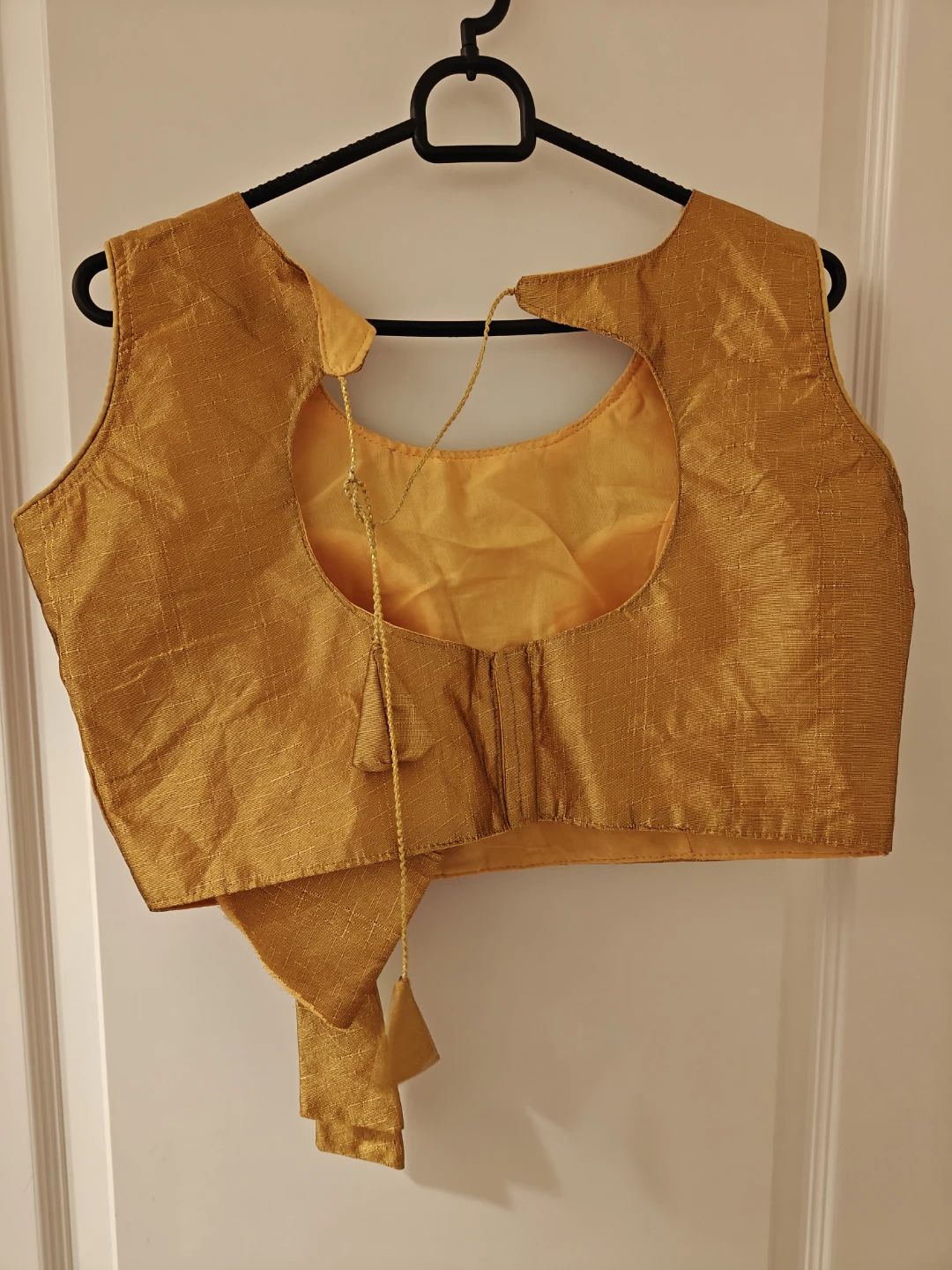 Women's Sleeveless Blouse - Gold