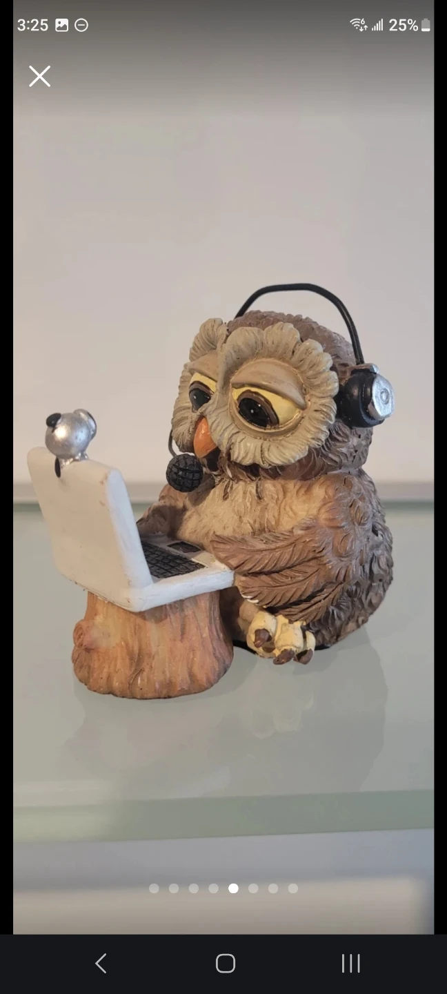 NEW Set of 5 Resin Owl Figurines - photo 5