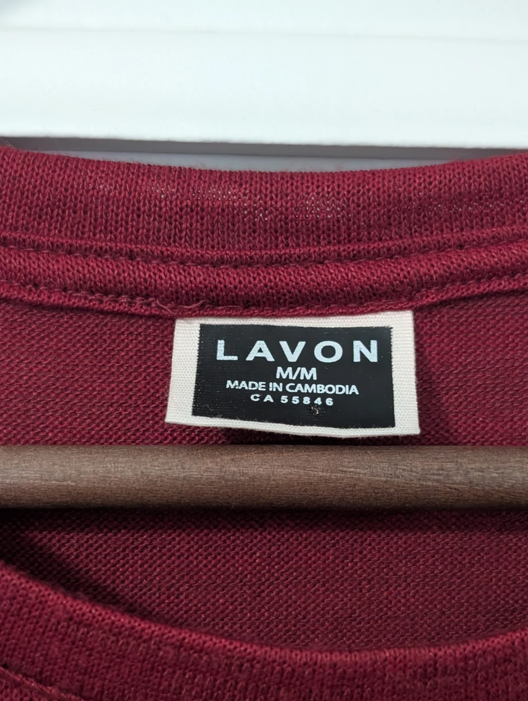 Lavon Burgundy Long Sleeve Shirt - photo 2
