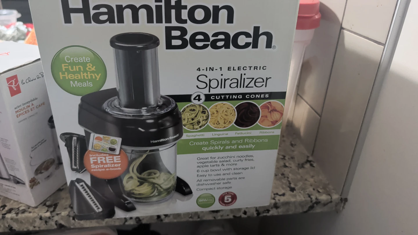 Hamilton Beach spiralizer