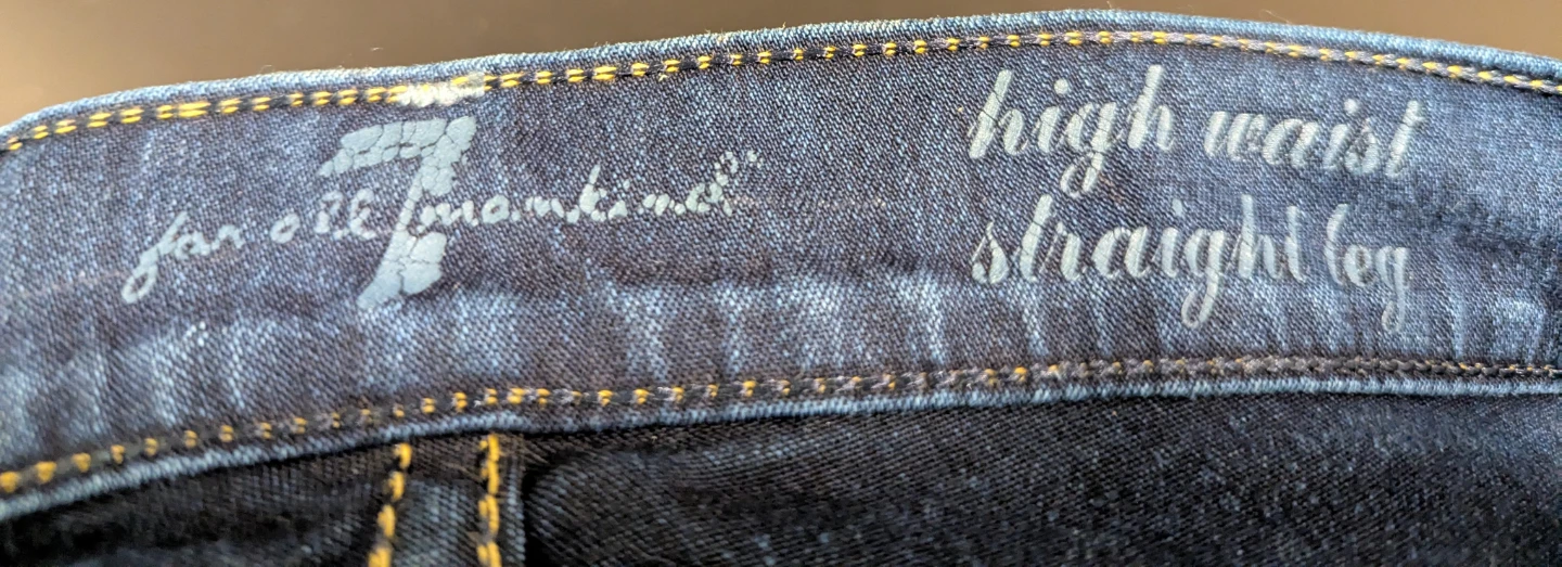 7 For All Mankind Brand High Waist Straight Leg Jeans (26)! 👖 - photo 3