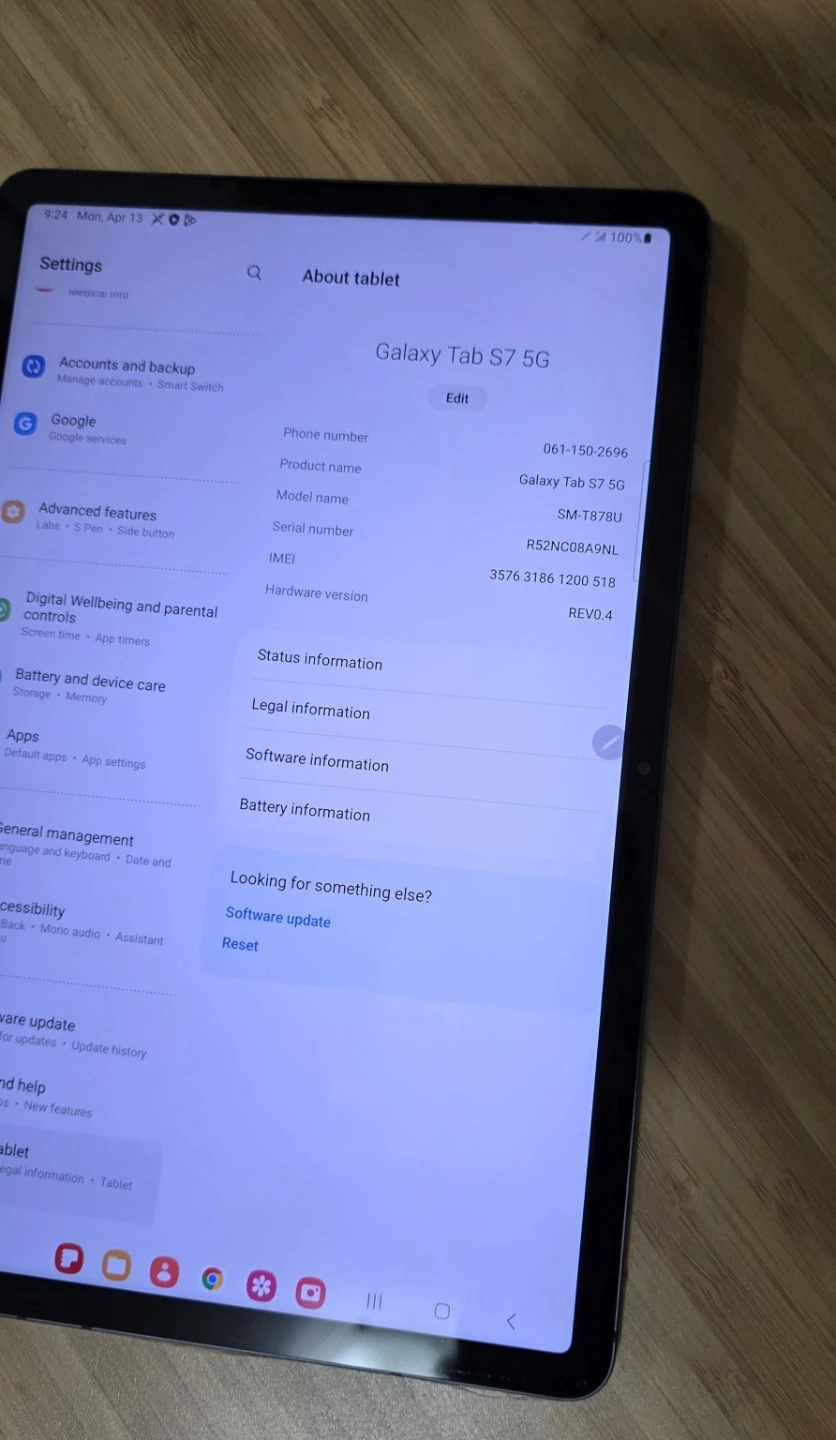 Samsung Galaxy Tab S7 5G 128gb - photo 3