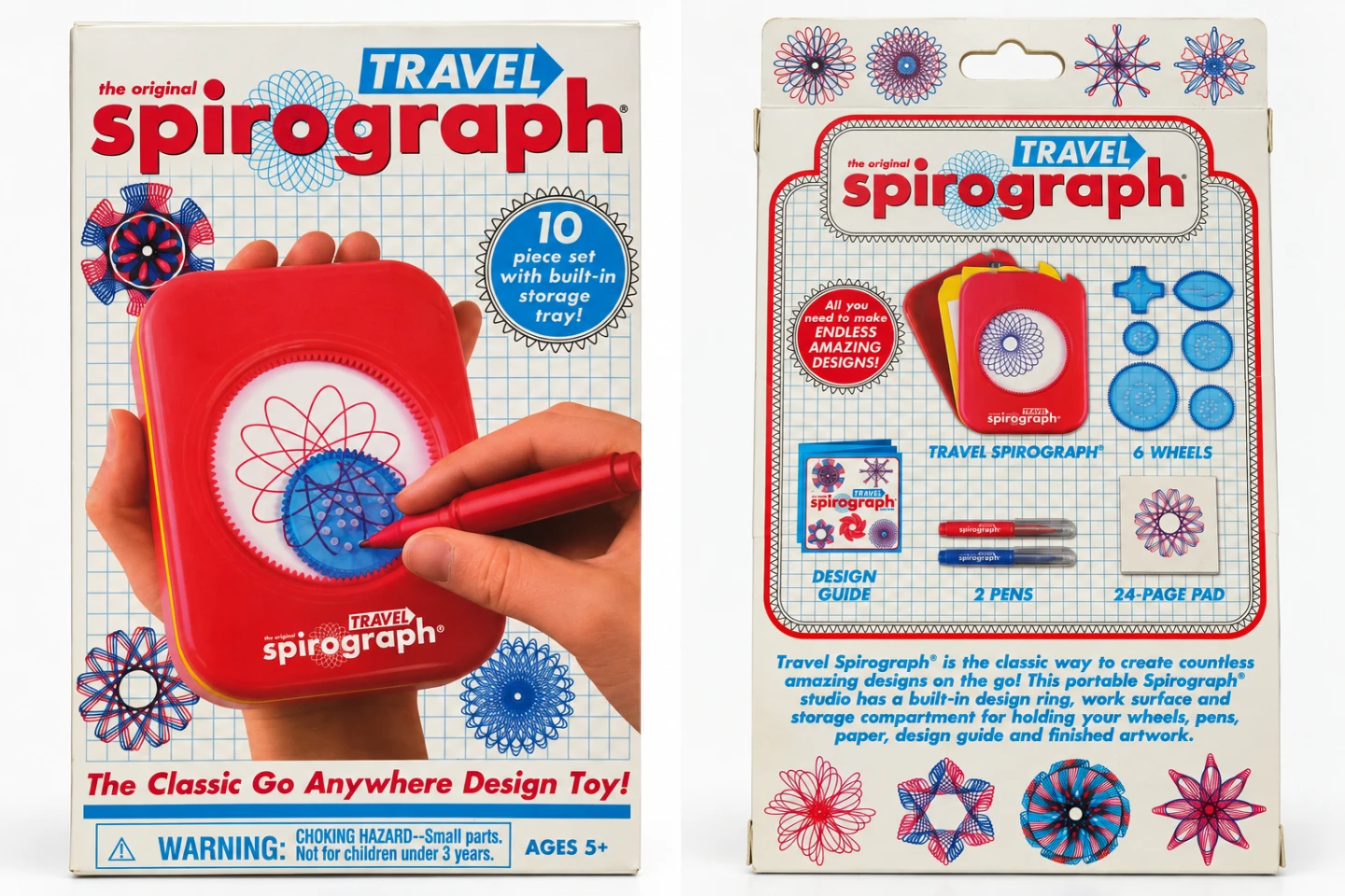The Sealed Original Travel Spirograph – 10-Piece Set