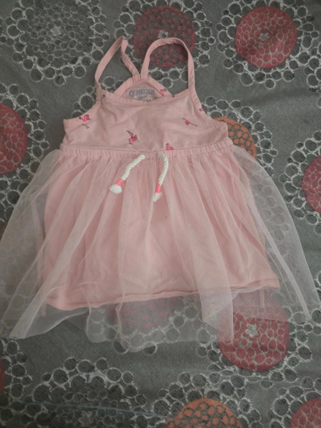 🏈 OshKosh B'gosh Pink Flamingo Tutu Dress