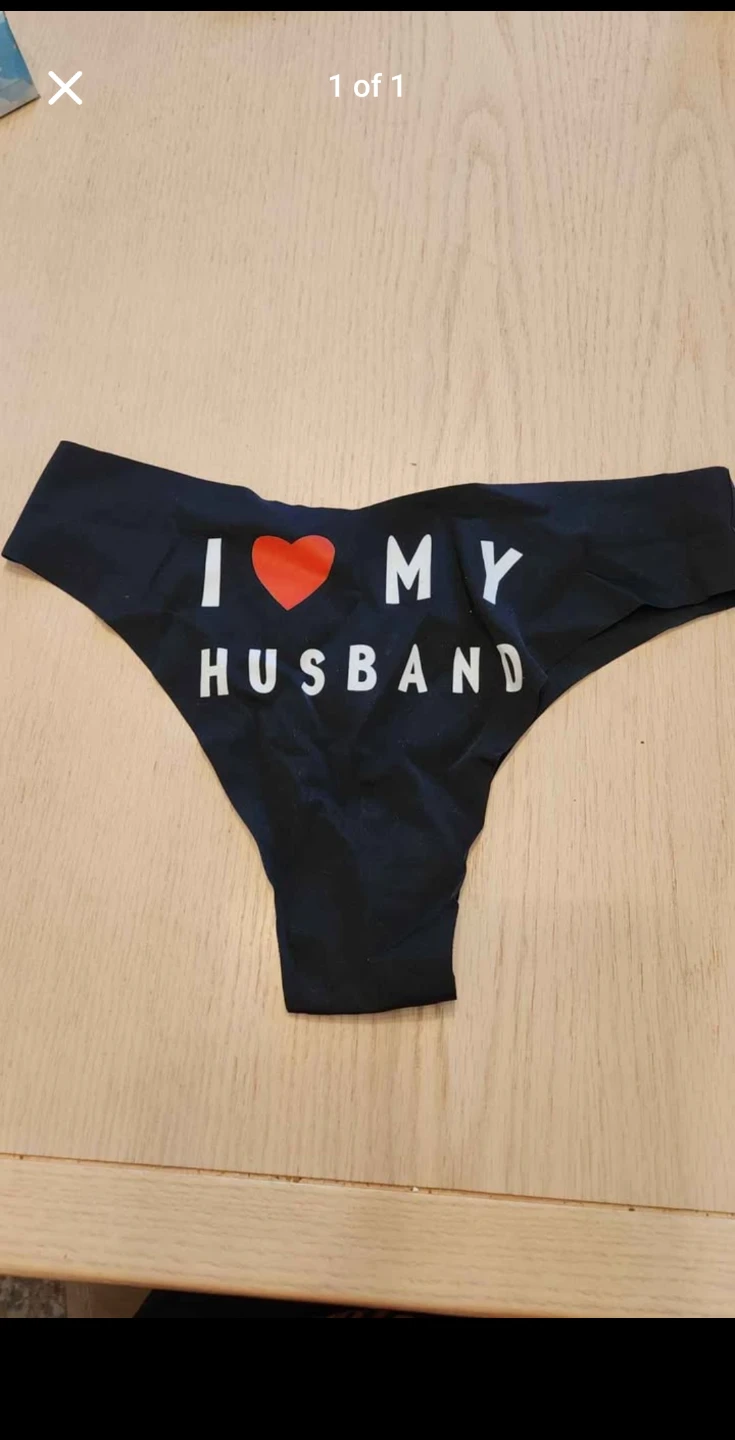 New I Heart My Husband Panties