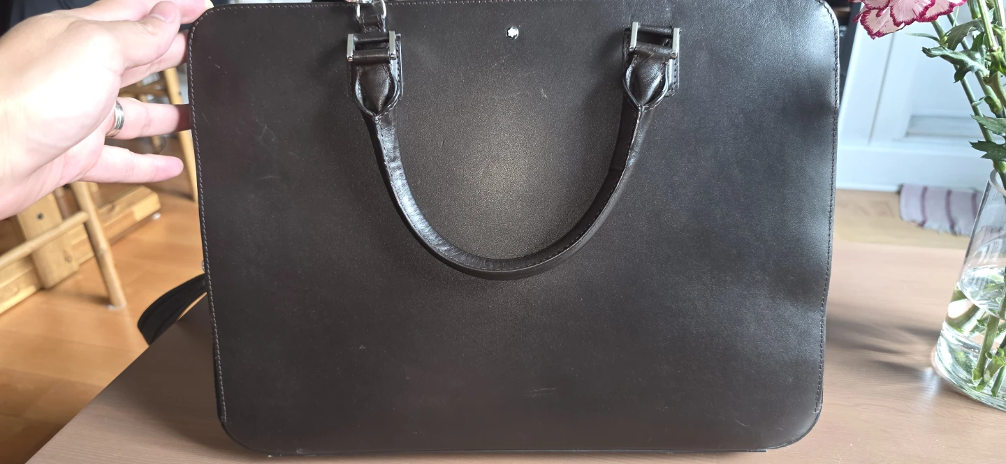 Montblanc Brown Leather Briefcase