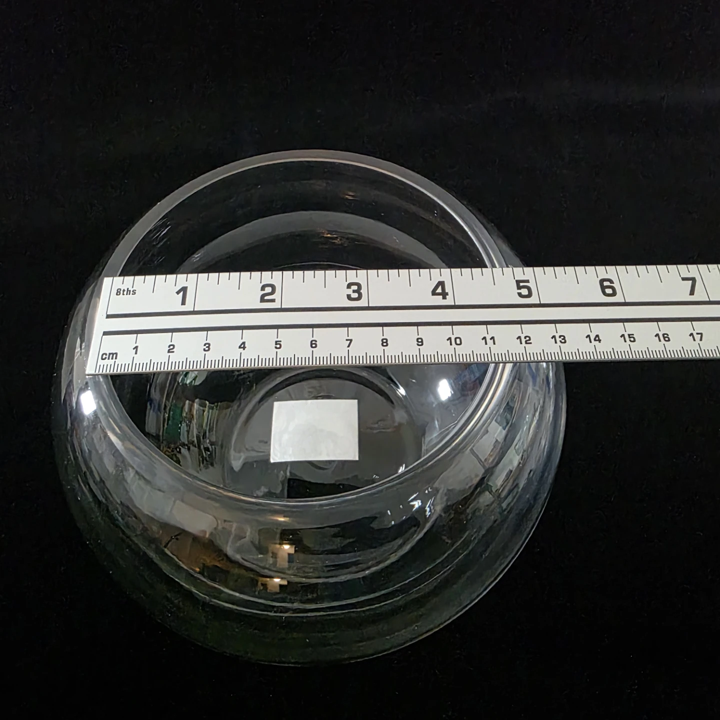 10 x Clear Glass 6" Rose Bowl - photo 3