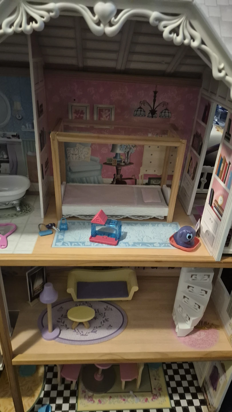 KidKraft Wooden Dollhouse with Furniture - photo 3