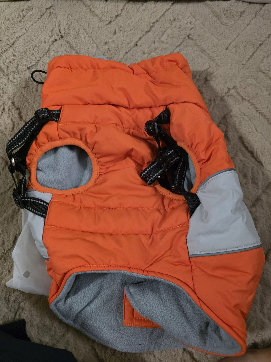 SUNFURA Dog Winter Coat - Orange - Size M - photo 3