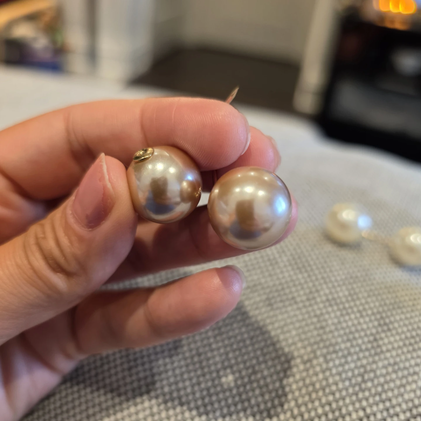 Pearl Style Brooch Pins Set - photo 5