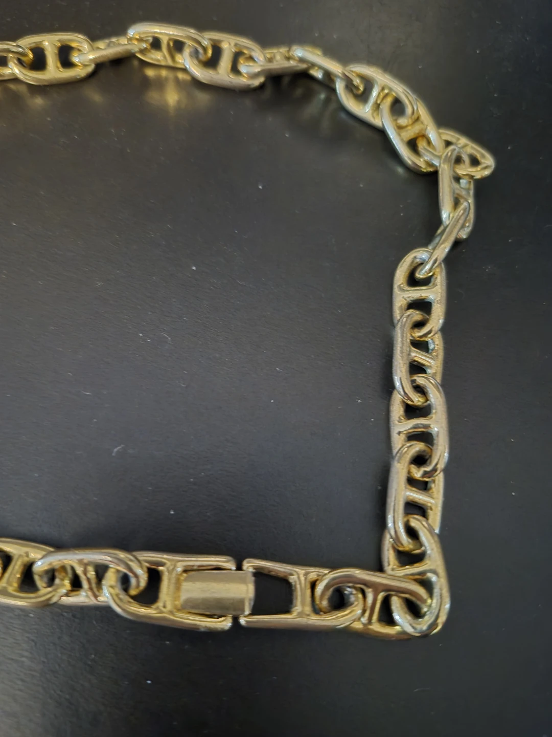 Gold Tone Mariner Link Chain Necklace - photo 3