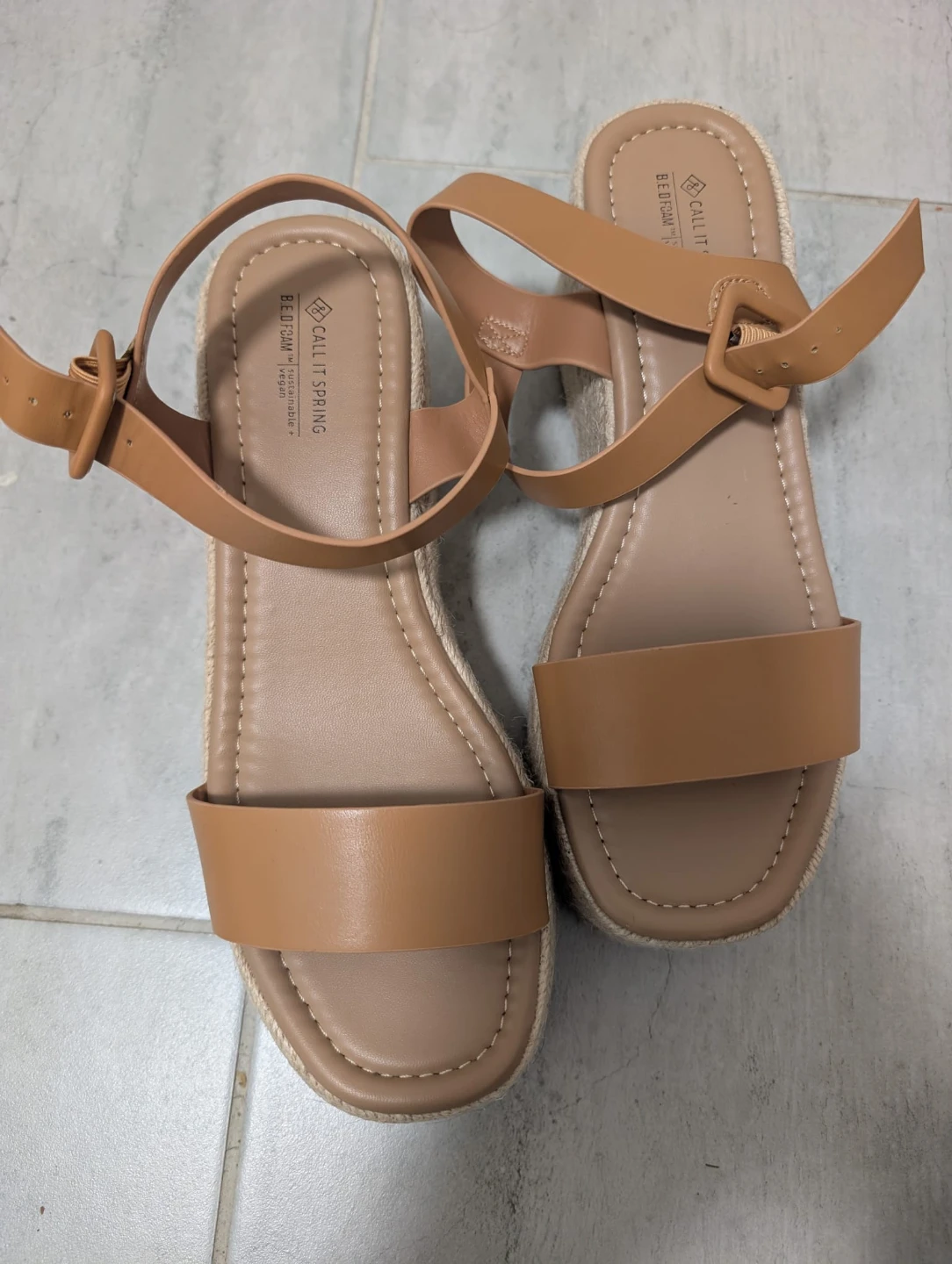 Call It Spring Tan Platform Sandals - photo 4