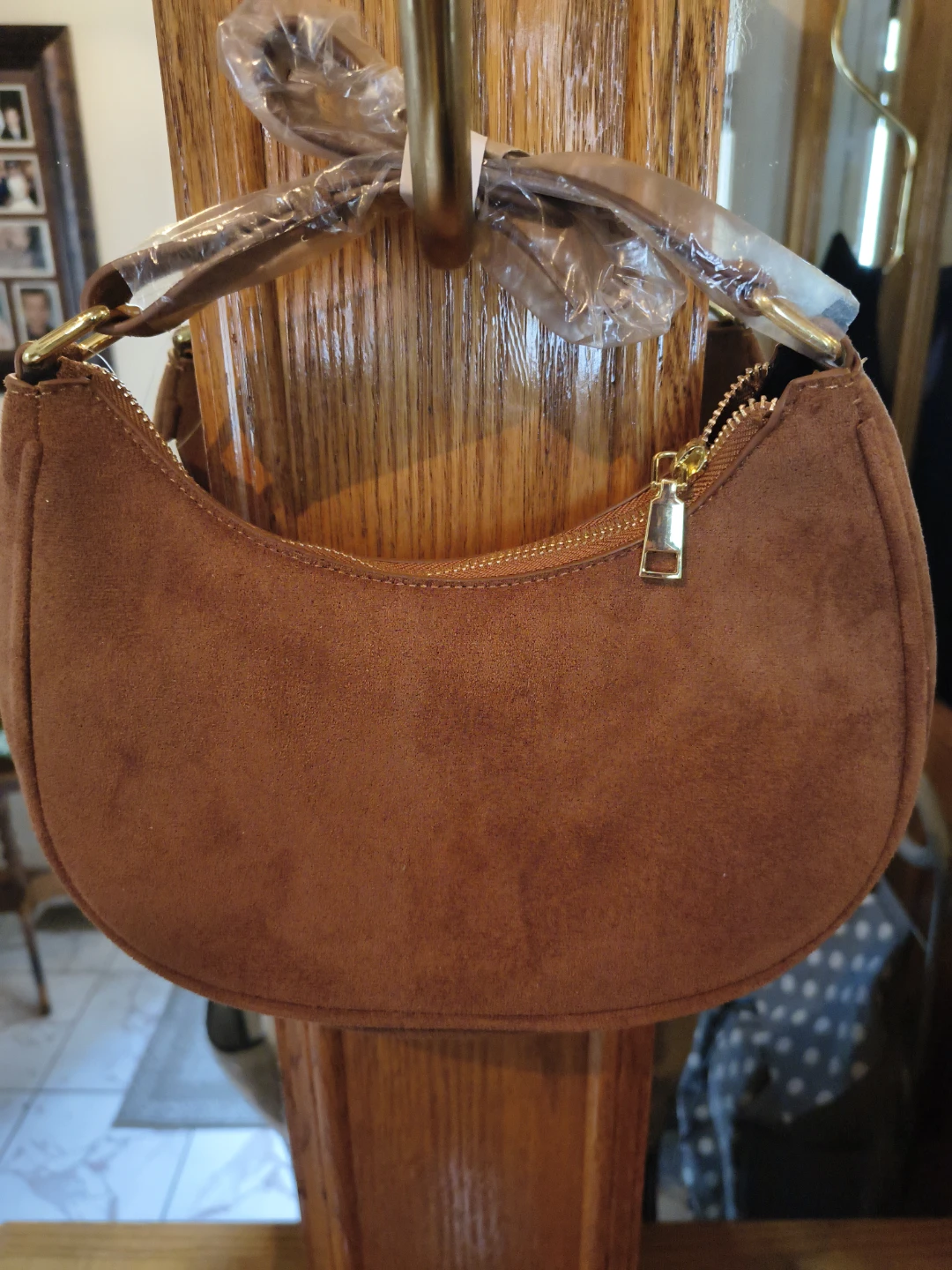 Joe Fresh brown hobo bag