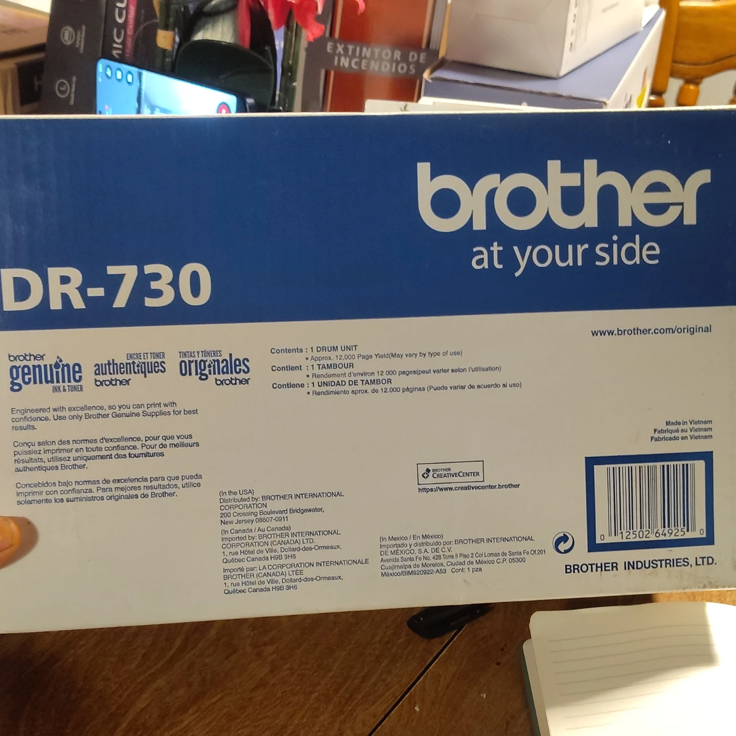 Brother DR-730 Genuine Drum Unit - photo 2