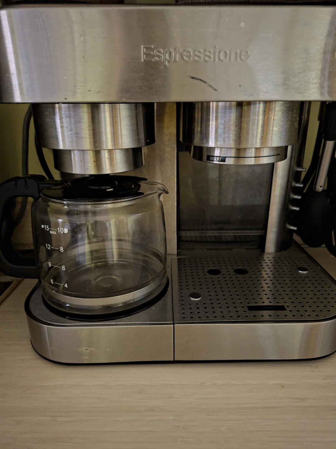 Espressione Combination Espresso & Coffee Maker, 10 Cup capacity