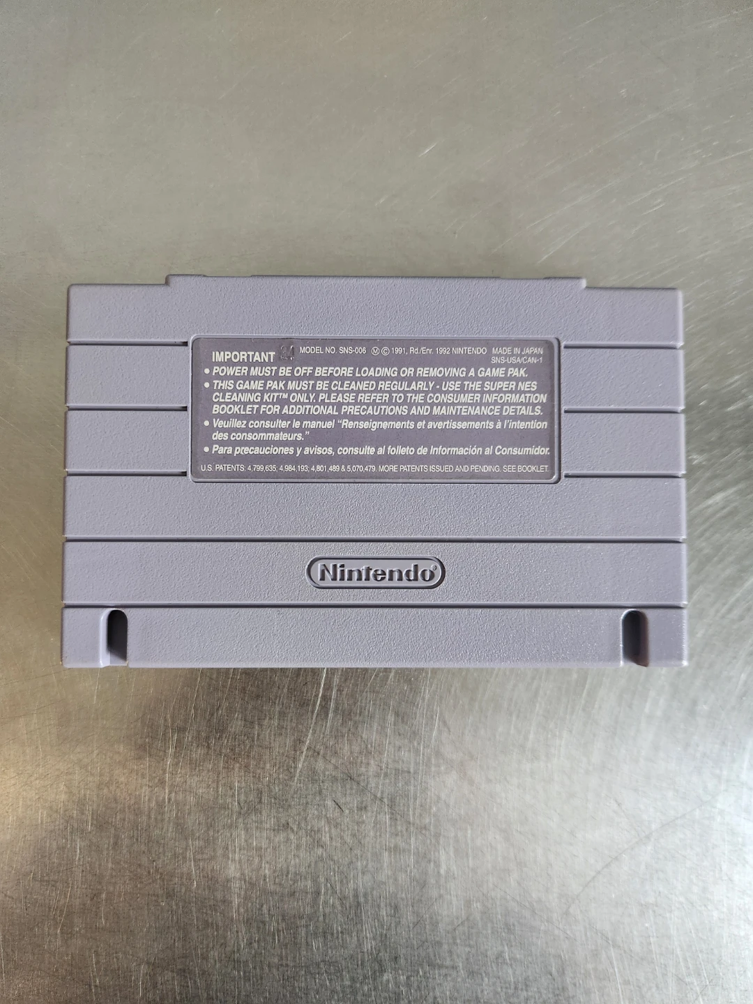 Bubsy Super Nintendo Game Cartridge - photo 2