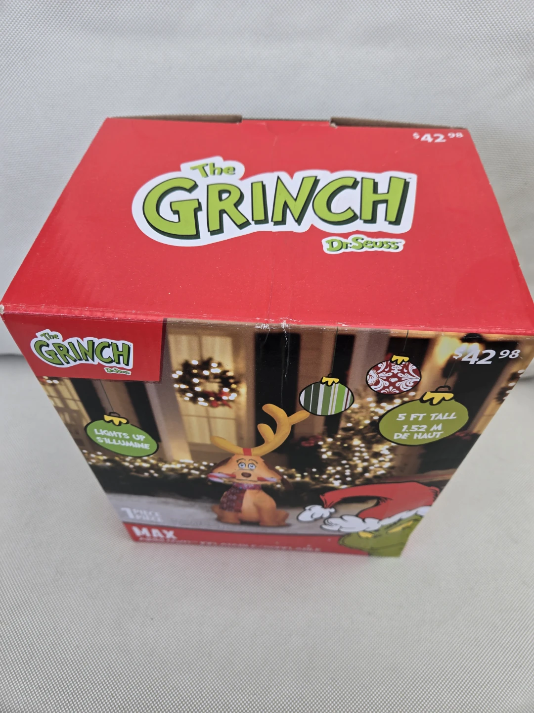 Christmas inflatable the grinch max  5ft decoration - photo 2
