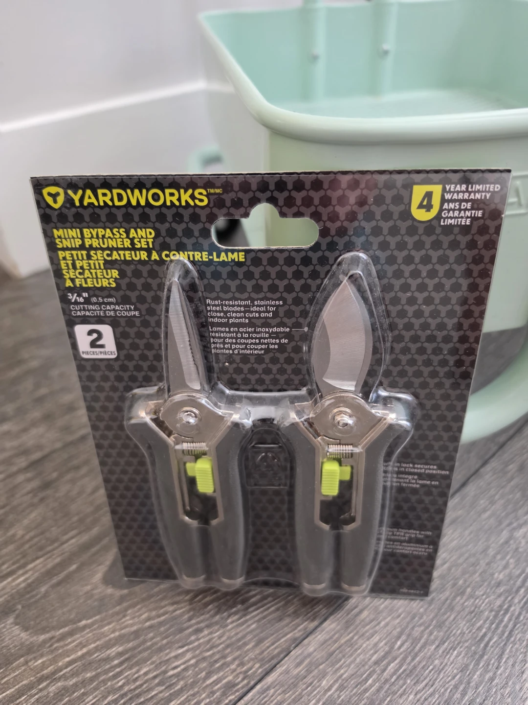 Yardworks Mini Bypass and Snip Pruner Set