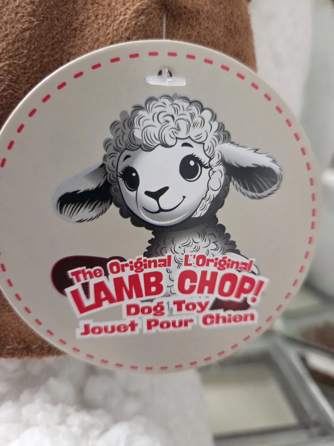 Lamb Chop Reindeer Holiday Dog Toy - photo 3