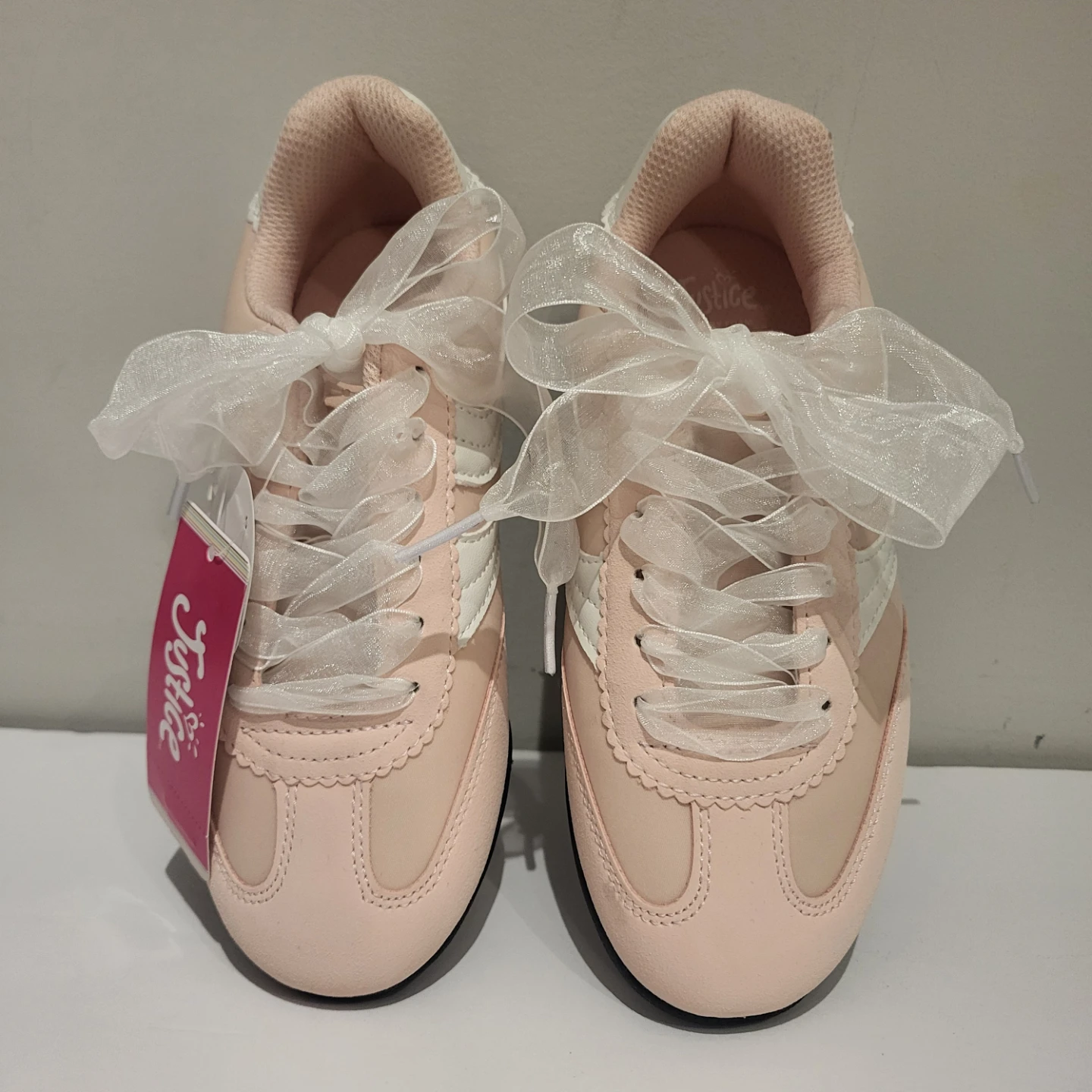 Justice Girls Pink Casual Sneakers